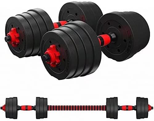 BCBIG hanteln set, Kurzhanteln Verstellbar,2er Kunststoff Hantelset,Kurz Lang Dumbbell,Einstellbar H