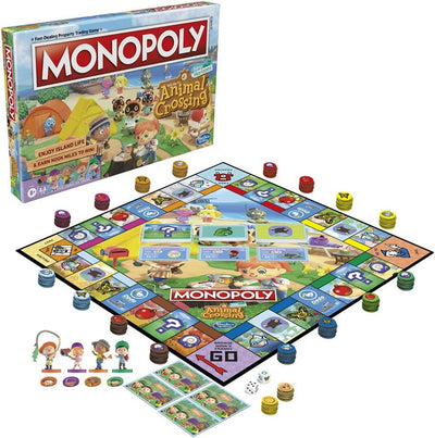Monopoly Animal Crossing New Horizons Edition Brettspiel für Kinder ab 8 Jahren, lustiges Spiel zum