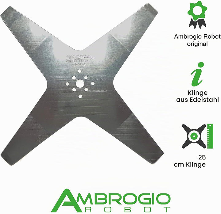 Messer für L50/L75 Mähroboter Ambrogio (gebogen)