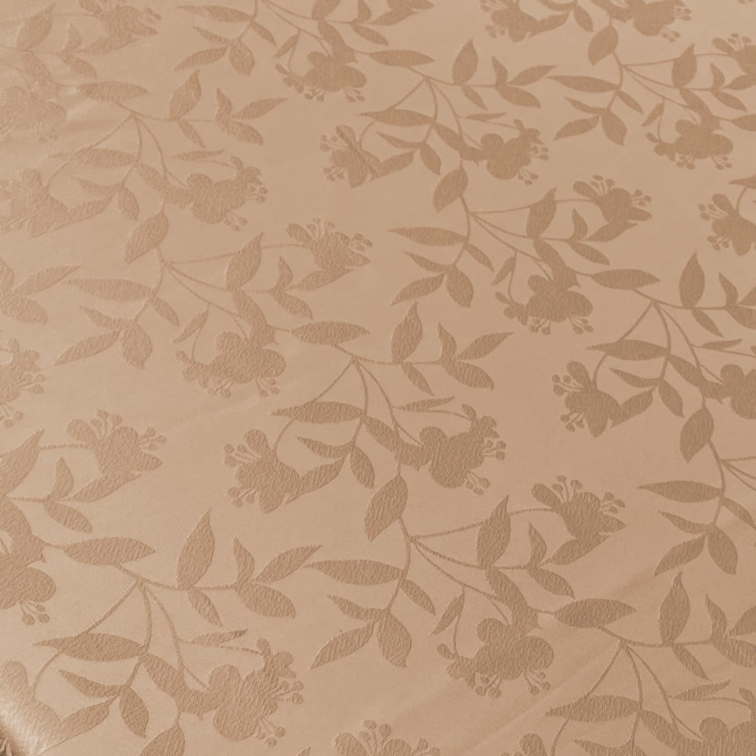 CALITEX Tischdecke Damast Ombra Taupe rund 180