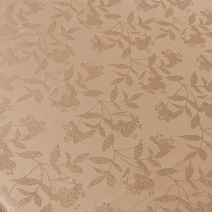 CALITEX Tischdecke Damast Ombra Taupe rund 180