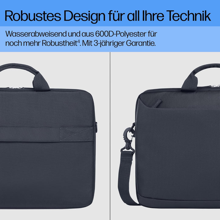 HP Everyday 16 Zoll Laptop-Aktentasche – Wasserabweisend, Vielseitig mit Abnehmbarem Schultergurt un