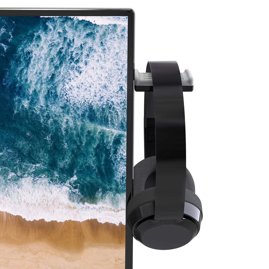 TotalMount Universal Kopfhörerhalterung Headset Ständer Aufhänger PC Monitor für alle Over-Ear und O