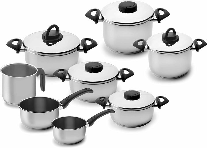 Lacor 85026 Bratentopf mit Deckel 26 cm Estudio
