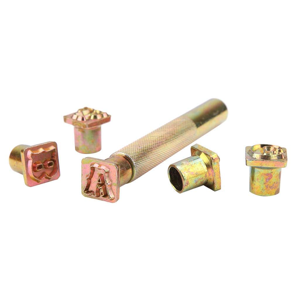 Alphabet Punsch Stempel, 13mm Metall Stempel Punch Set Vintage Design Alphabet 26 Buchstaben sterben