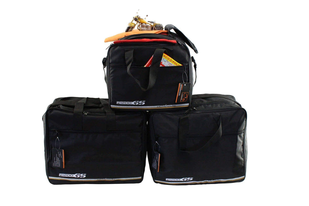 made4bikers Promotion-Bag: Set Koffer UND TopCase Innentaschen passend für BMW R1200GS-LC (K51) Adve