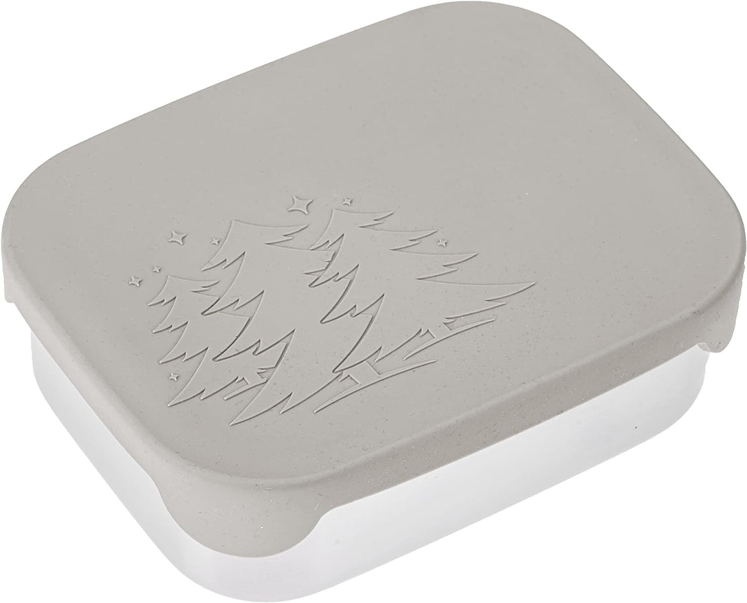 Wald The green choice Edelstahl Lunchbox, Jausendose, Brotdose, Jausenbox mit Silikondeckel, leicht