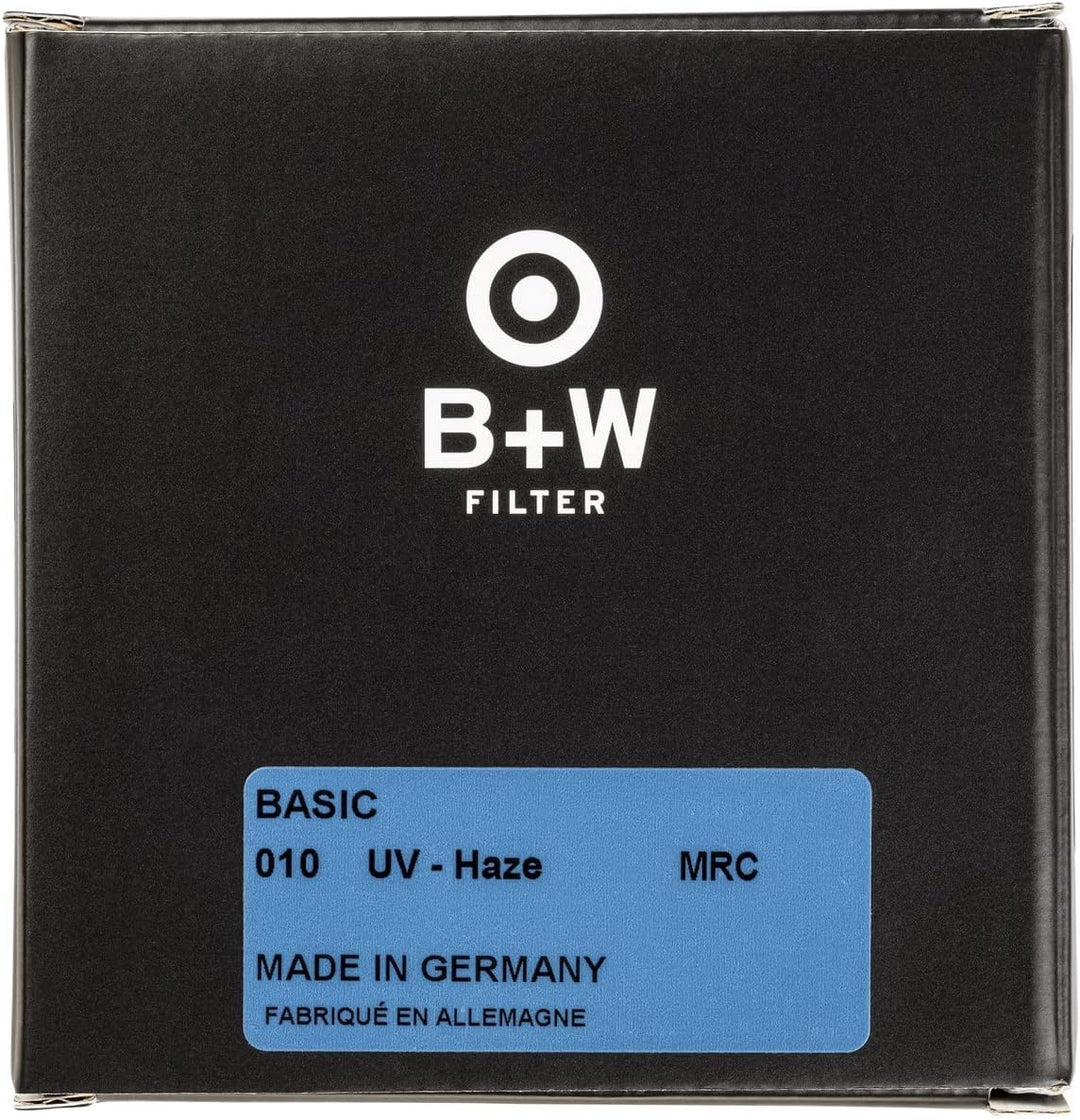 B+W UV-Haze- und Schutz-Filter 010 MRC Basic 67mm (16x vergütet, Professional), 1100142, Black
