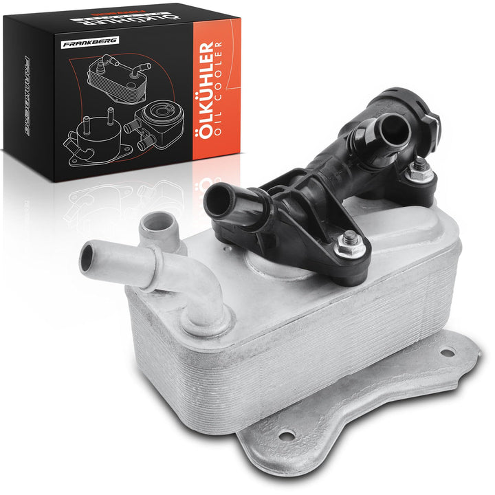 Frankberg Ölkühler Motoröl Automatikgetriebe Kompatibel mit 3er E90 E91 E92 E93 5er F07 F10 F11 7er
