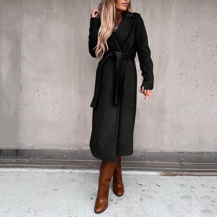 Ansenesna Winterjacke Damen Lang Wolle Wollmantel Winter Oversize Lange Wintermantel Elegant Warm Ma