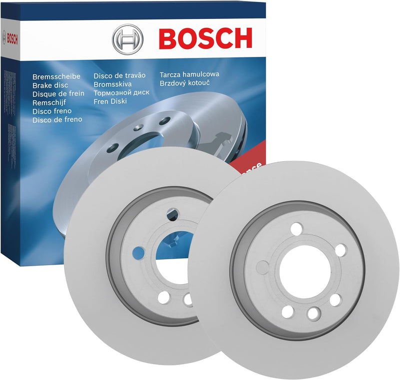 Bosch BD491 Bremsscheiben - Hinterachse - ECE-R90 Zertifizierung - zwei Bremsscheiben pro Set