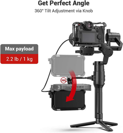 SMALLRIG Monitor Mount für DJI Ronin-S/Ronin-SC / RS2 / RSC2 und ZHIYUN Crane 2S / Crane 3 / 3S / WE