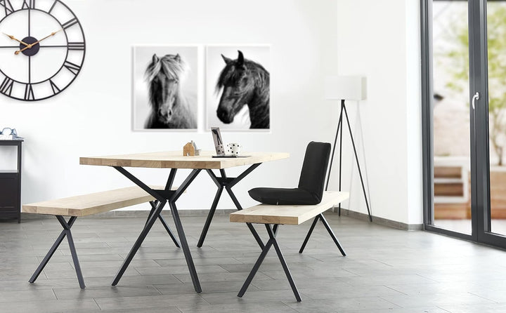 super-diy Design Tischbeine Spyder Schwarz | Wohnzimmertisch | Esstisch | Gartentisch | Bürotisch |