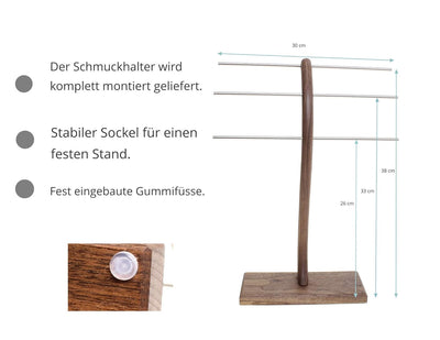 Schmuckständer Schmuckhalter Schmuckbaum Schmuckbäumchen zur Aufbewahrung von Ketten-Ringen-Armbände