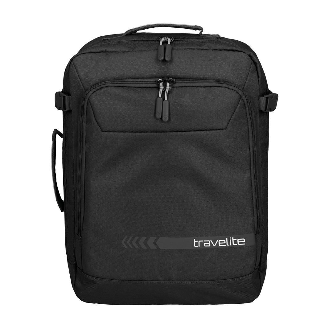 Travelite Handgepäck Rucksack KICK OFF, 50 cm, 35 Liter, Multibag Tasche | wandelbar als Rucksack &amp;