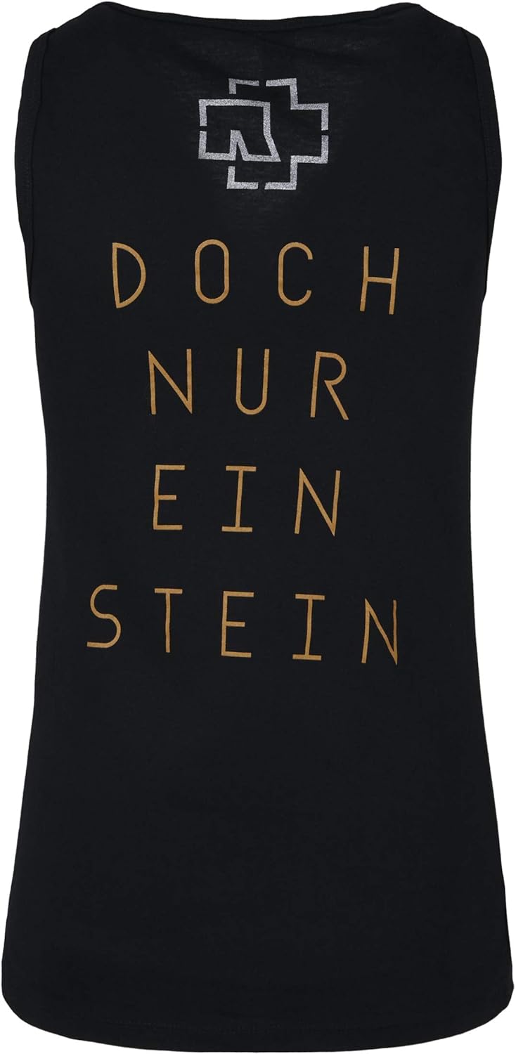 Rammstein Damen Ladies Diamant Tanktop S Schwarz (Black 00007), S Schwarz (Black 00007)