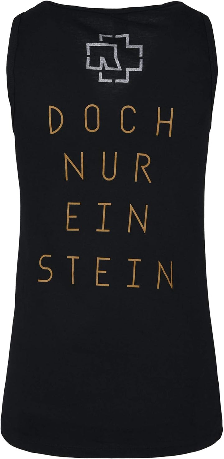 Rammstein Damen Ladies Diamant Tanktop S Schwarz (Black 00007), S Schwarz (Black 00007)