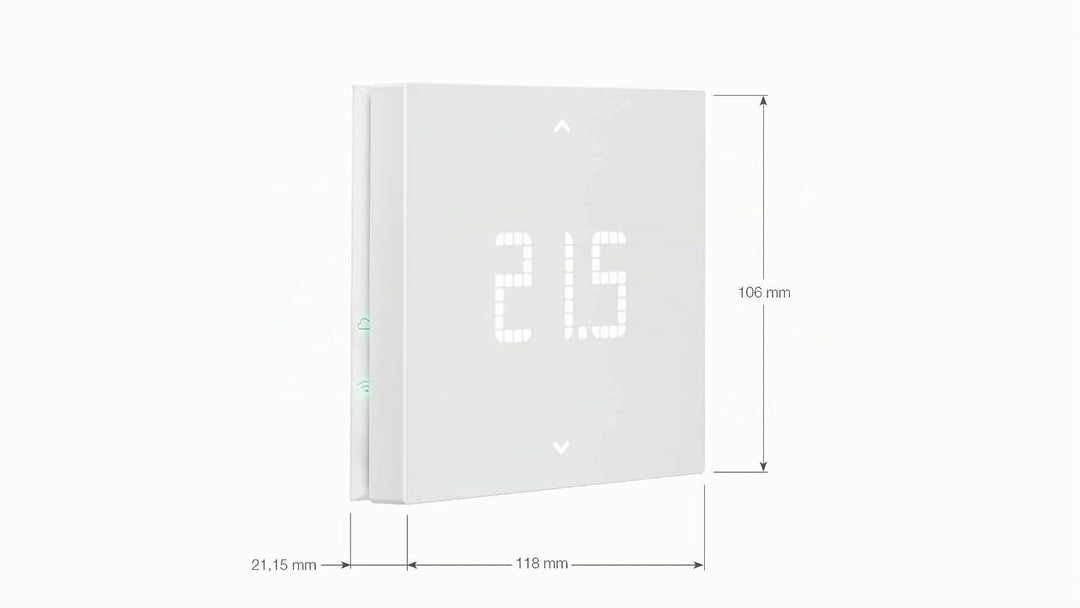 Vimar 02912 Smart Thermostat, kompatibel mit den Sprachassistenten Alexa und Google, lokale Steuerun