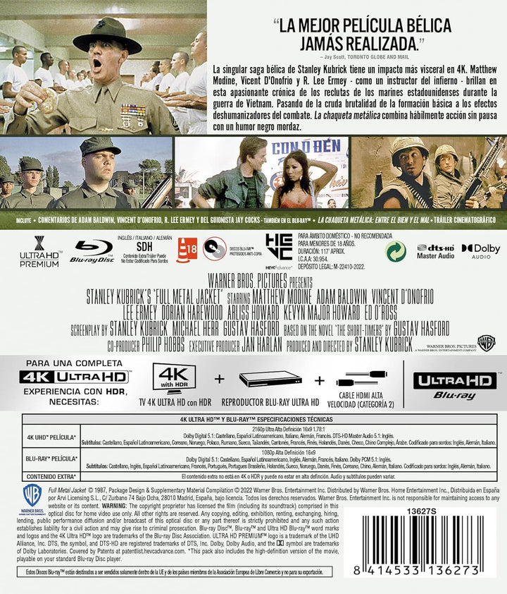 La chaqueta metálica (4K UHD + Blu-ray)