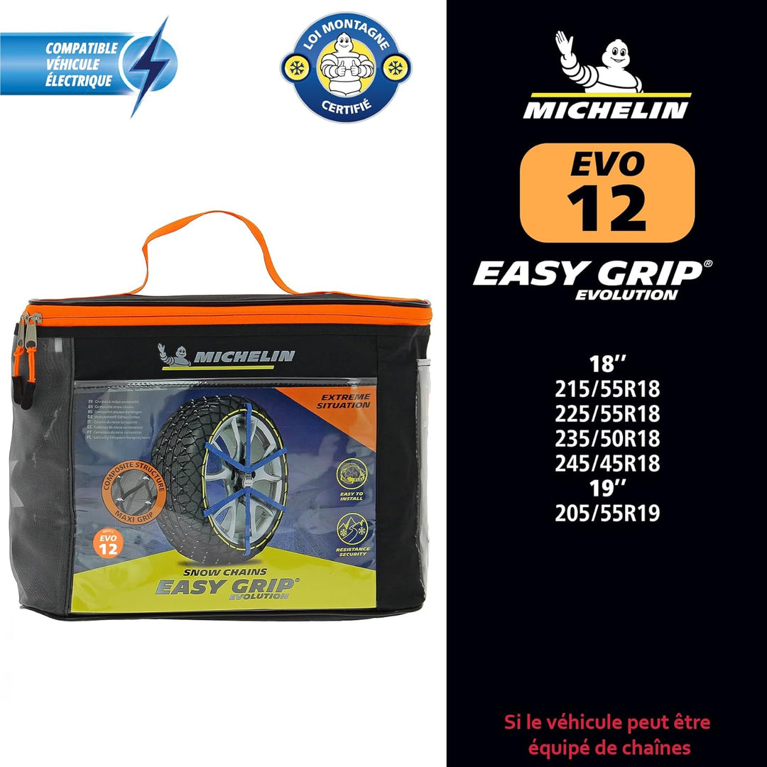 Michelin 008301 Easy Grip Evolution Composite-Schneekette, EVO 12, EVO 12