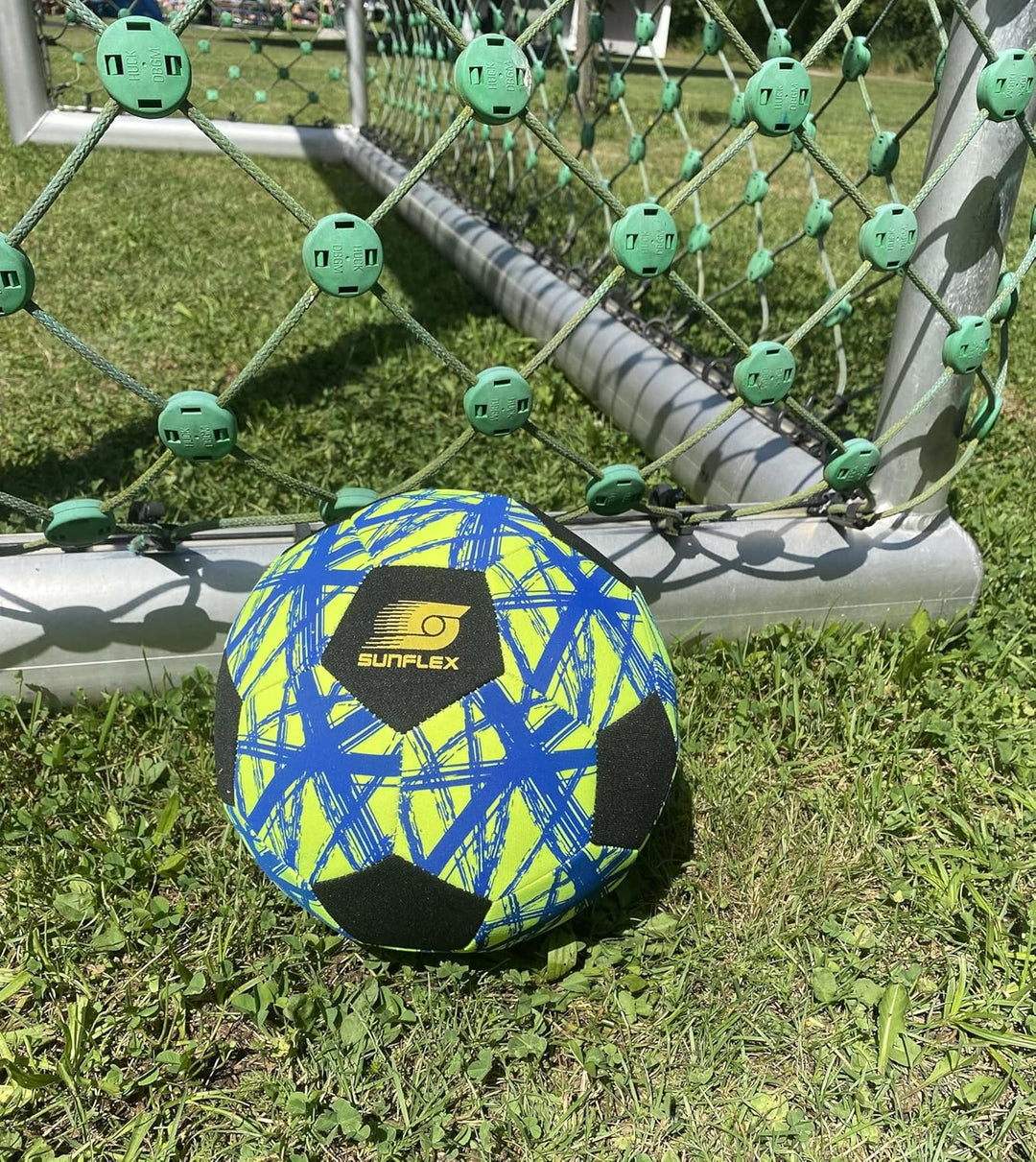 Sunflex® Neopren Zubehör Fussball Funky | Beach-Fussball zum Barfuss Spielen | weich und robust für