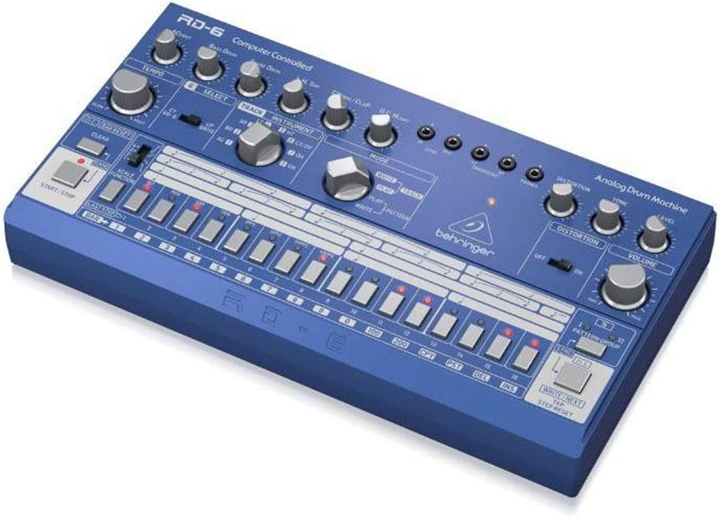 Behringer RD-6-BU Blau RHYTHM DESIGNER RD-6 Single, Blau RHYTHM DESIGNER RD-6 Single