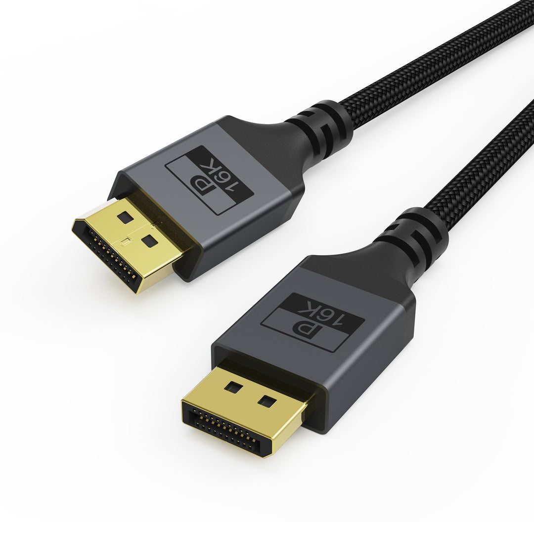 DisplayPort 2.1 Kabel / 16K DP 2.1, 16K@60Hz, 8K@240Hz, 4K@480Hz Unterstützt 80Gbps HDR DSC1.2a Free