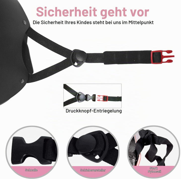 BURSUN Kinder Fahrradhelm Kinderhelm Skaterhelm für Alter 2-16 Jahre Jungen Mädchen, Kinderhelm für