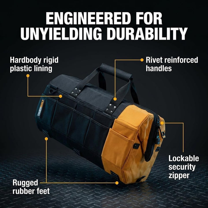 ToughBuilt tou-60–16 40,6 cm massive Mund Tasche, Schwarz/Gelb, 16"