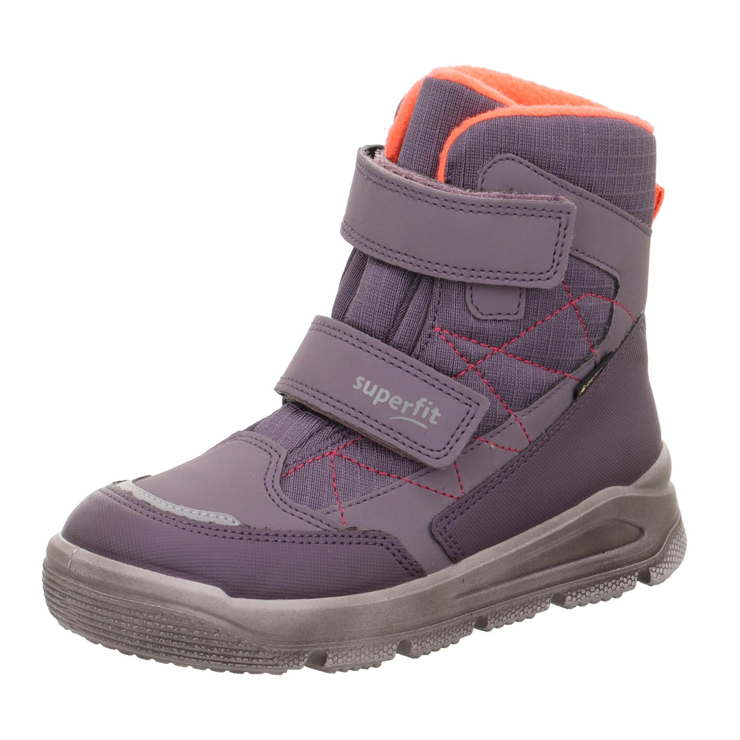 Superfit Mädchen Mars Warm Gefütterte Gore-tex Schneestiefel 29 EU Lila Orange 8520, 29 EU Lila Oran