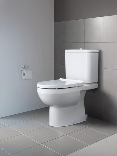 Duravit WC-Sitz DuraStyle Basic, Toilettendeckel aus Urea-Duroplast, Klodeckel mit Edelstahl Scharni