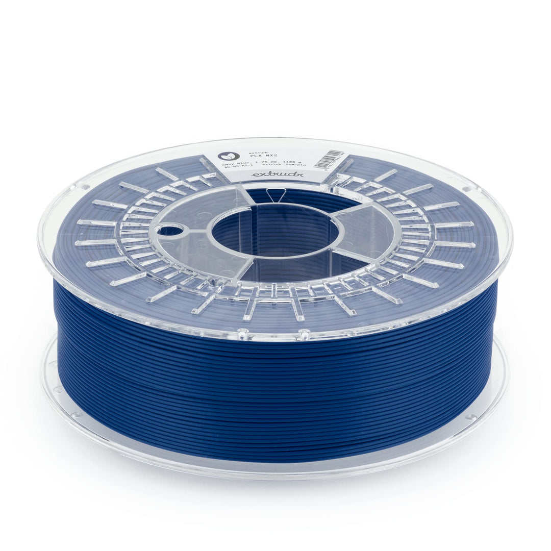 extrudr® PLA NX2 MATT ø1.75mm (1kg) 'BLUE STEEL / DUNKEL BLAU MATT' - 3D Drucker Filament - Made in