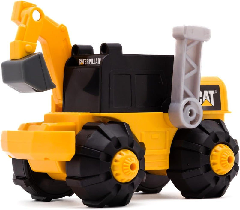 CatToysOfficial Unstoppable Movers Excavator Large Bagger Yellow, Large Bagger Yellow