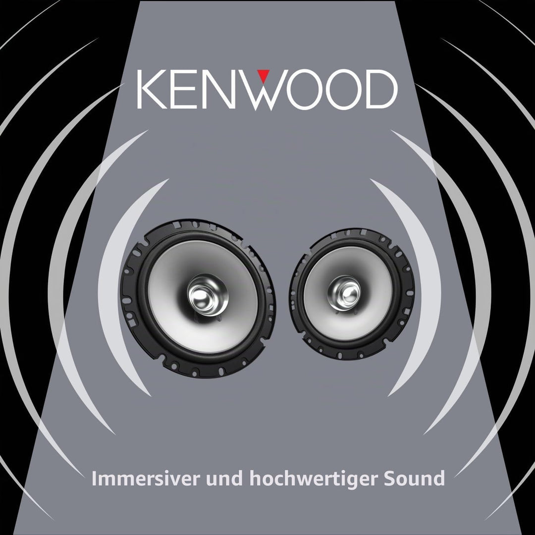 Kenwood KFC-S1756 Doppelkonus-Lautsprecher, 170 mm schwarz