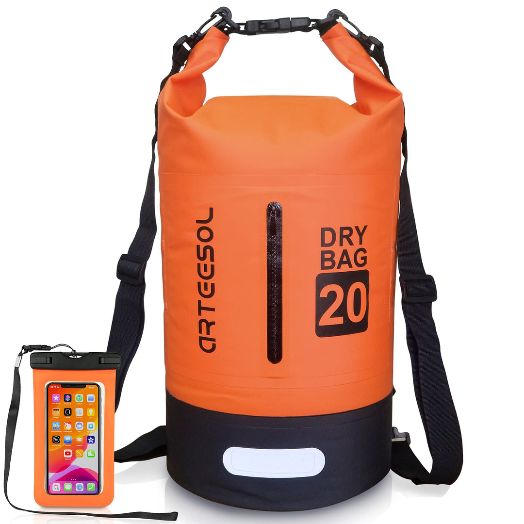Dry Bag wasserdichte Tasche 5L/10L/20L/30L Wasserfester Beutel Packsack mit Langen Doppeltem Verstel