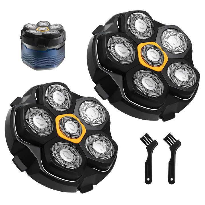 2 Stück Ersatzrasierkopf für DOAO Kensen JoyKoi Kibiy AEXIRI Shaver, Magnetische 6D Kopfrasierer für