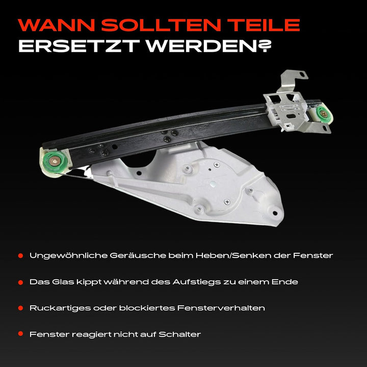 Frankberg Fensterheber Ohne Motor Hinten Rechts Kompatibel mit A6 4B C5 1997-2005 A6 Avant 4B C5 199