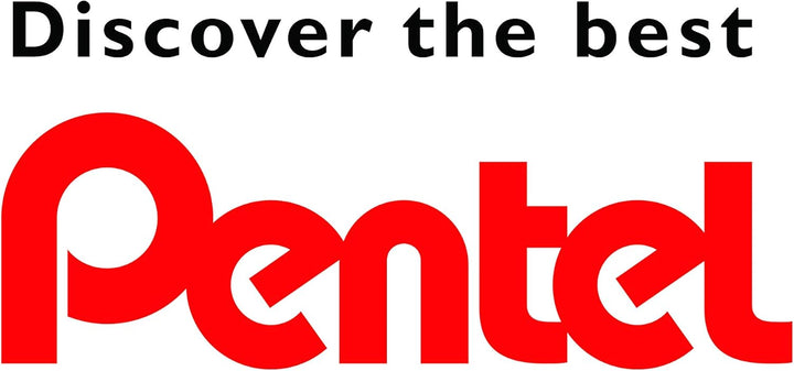 Pentel PPR Cases mit 12 rot Ersatzmine für Druckbleistifte 0,5 mm rot 0,5Â mm, rot 0,5Â mm