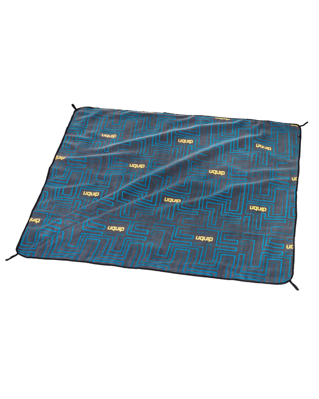 Uquip Picknickdecke Scotty L Grey I 150 x 180 cm I wasserdichte & schmutzabweisende Campingdecke I O