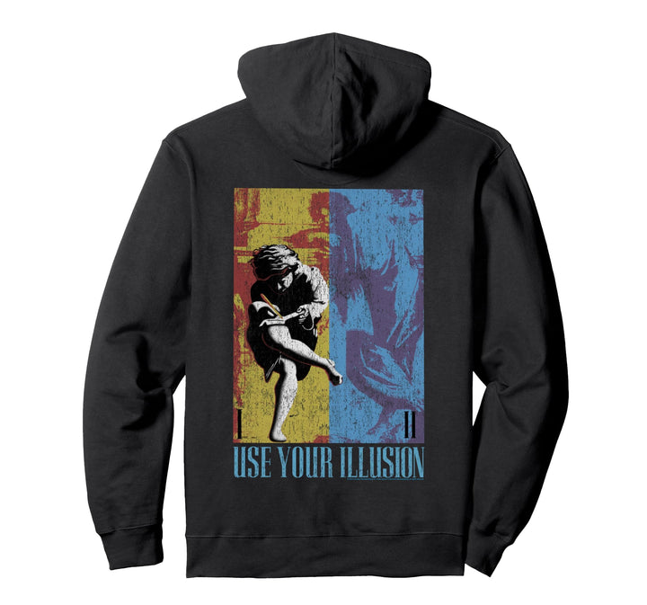 Guns 'n' Roses Double Illusion Rock Music Band Pullover Hoodie