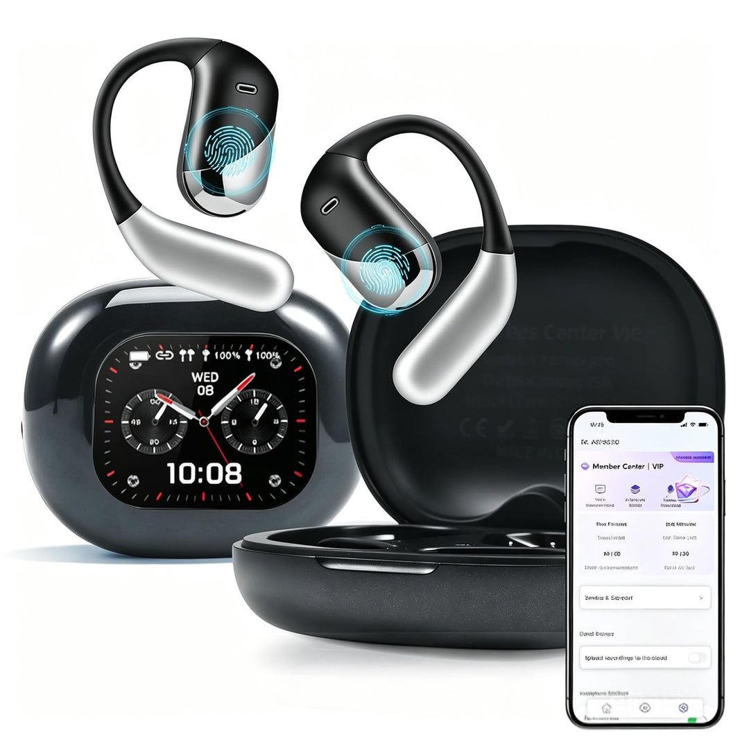 Übersetzer Kopfhörer - 144 Sprachen ki Kopfhörer mit Echtzeit übersetzung Translator Earbuds für Ech