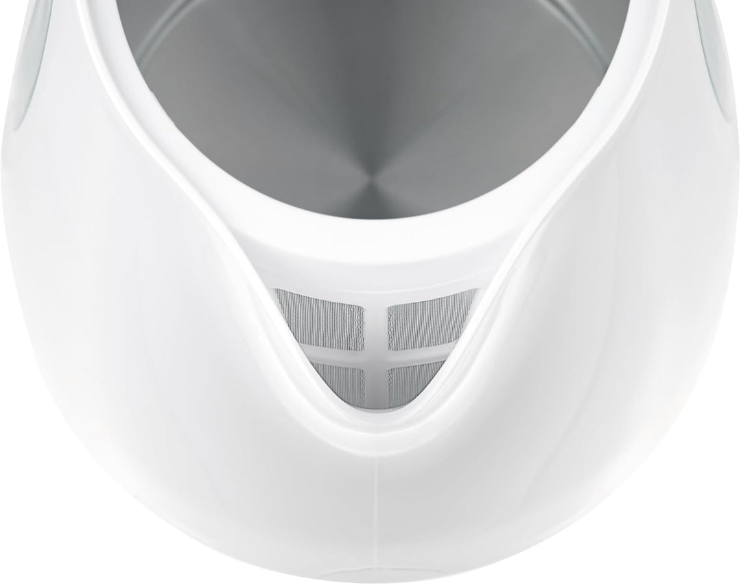 ECG RK 1758 Grey, Wasserkocher, 1,7 Liter, Grau-weiss, Plastik, 1.7 liters