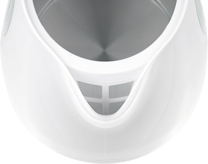 ECG RK 1758 Grey, Wasserkocher, 1,7 Liter, Grau-weiss, Plastik, 1.7 liters