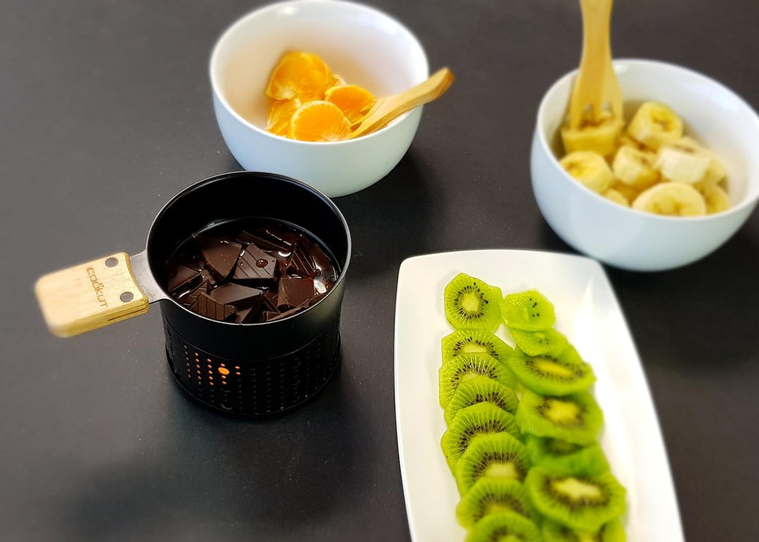 COOKUT- Lumi Choco 2 - Kandiertes Schokoladenfondue - Bereiten Sie in weniger als 5 Minuten EIN köst