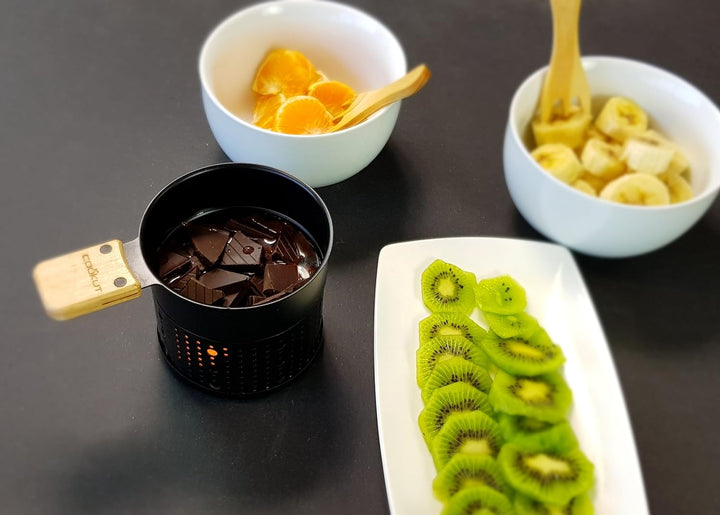 COOKUT- Lumi Choco 2 - Kandiertes Schokoladenfondue - Bereiten Sie in weniger als 5 Minuten EIN köst