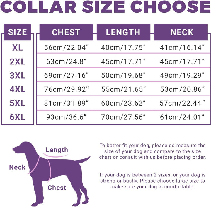 OCSOSO Hundemantel Winter, Hundejacke Hundepullover für Kleine Mittlere Grosse Hunde - Wasserdicht W