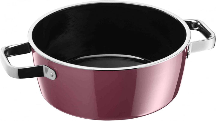WMF Fusiontec Aromatic Kochtopf gross 22cm, Bratentopf Induktion 3,1l, Deckel mit Kondensationsnoppe