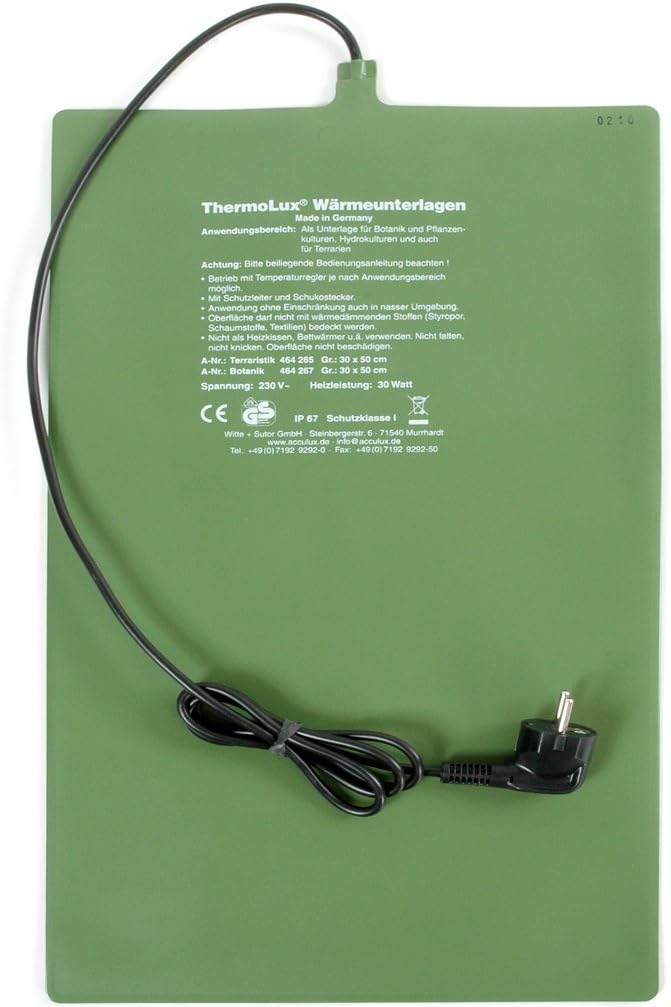 ThermoLux Wärmematte (30 cm x 50 cm) 30 Watt | H 85-50