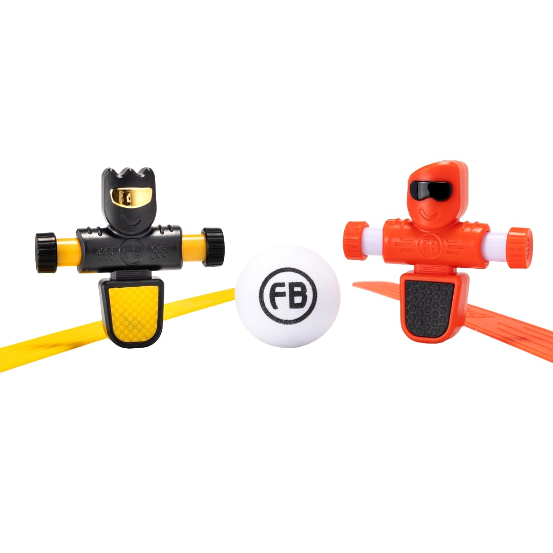 TOMY Fat Brain Toys Foosbots 2er-Pack - Das fussballthemenorientierte, rasante Tischspiel für 2 Spie