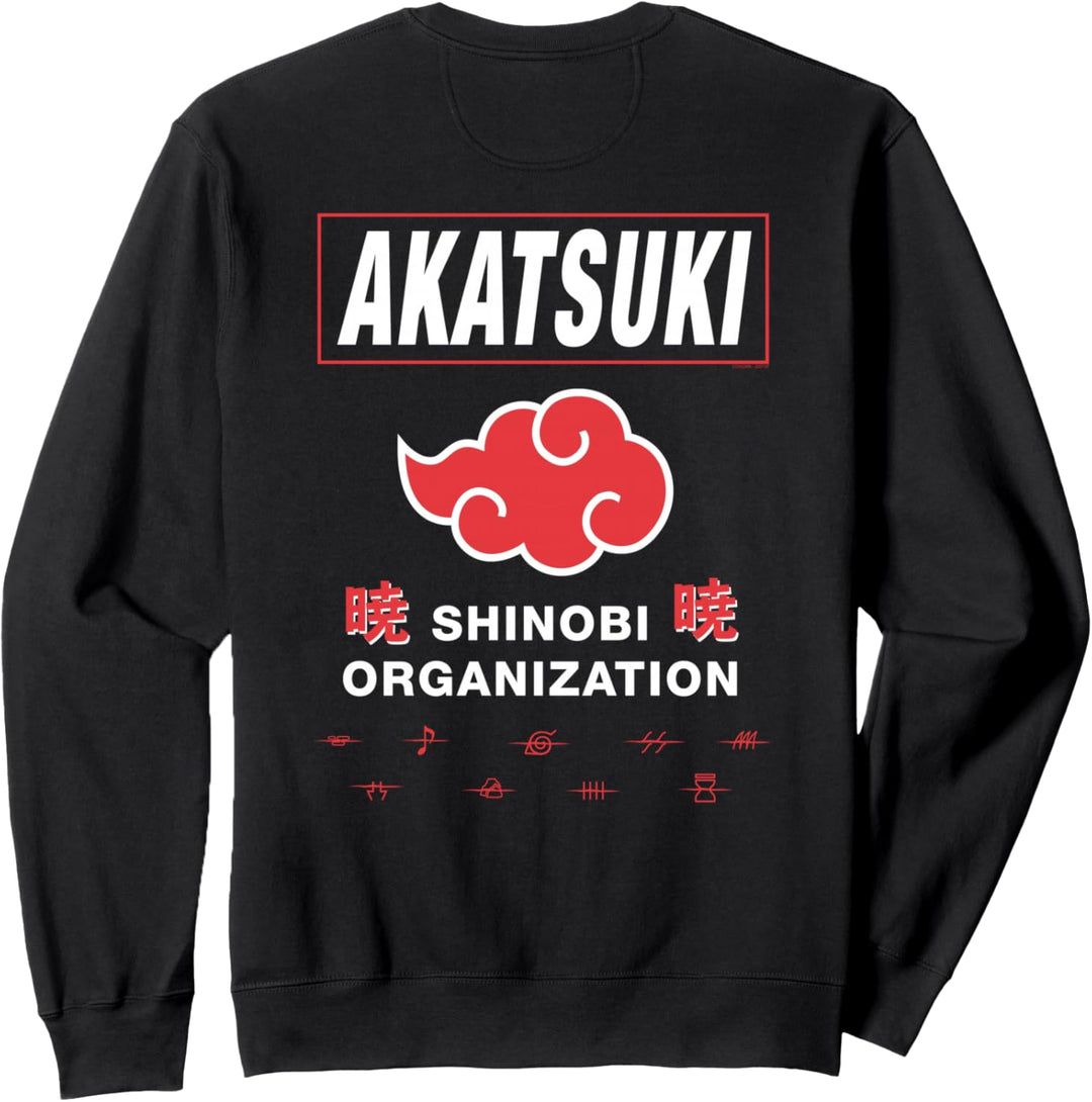 Naruto Shippuden Akatsuki Shinobi Organisation Sweatshirt